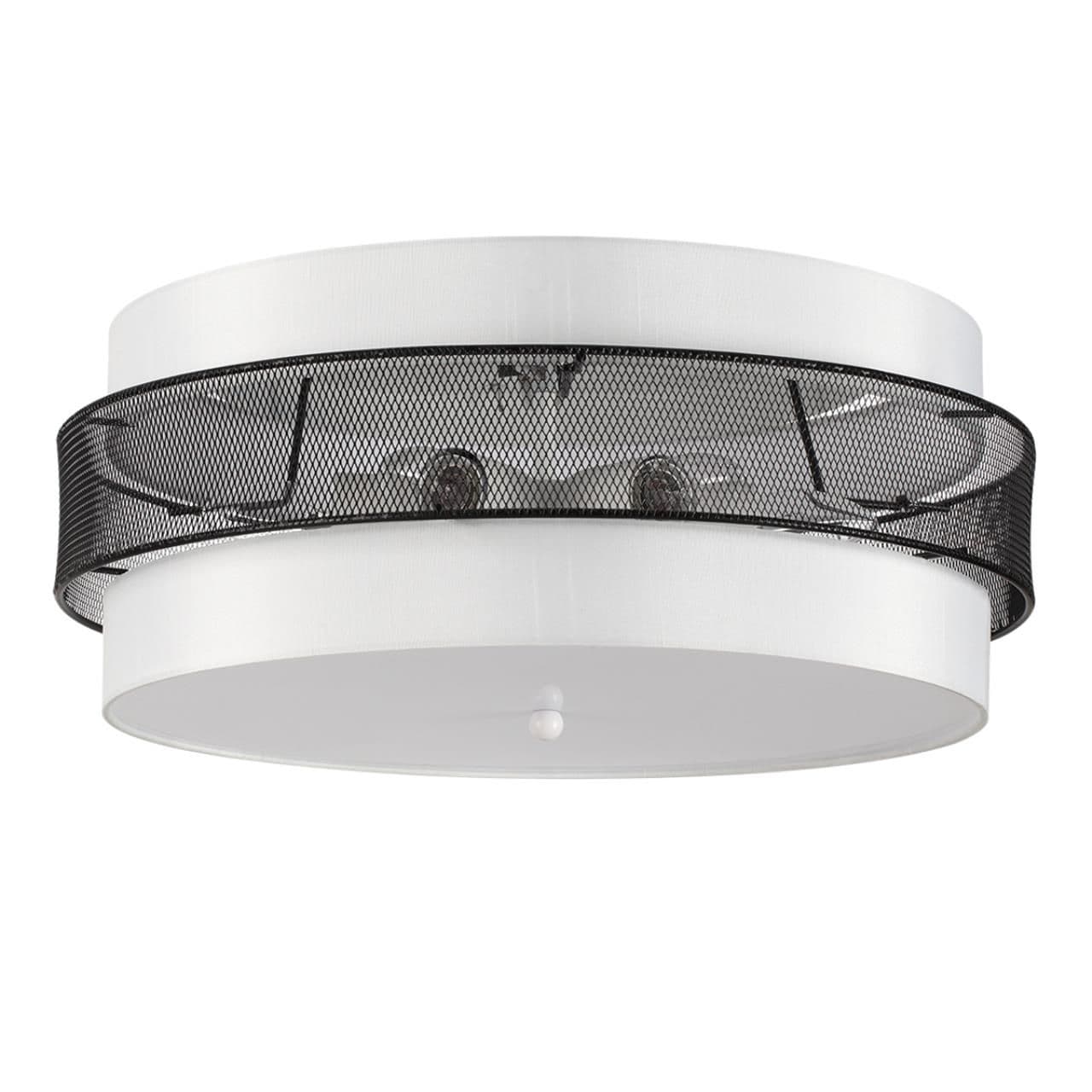 Lumion 8002/6C MODERNI LN24 белый, черный металл/металл, текстиль Потолочный светильник Е27 6*60W 220V ANIMAISA