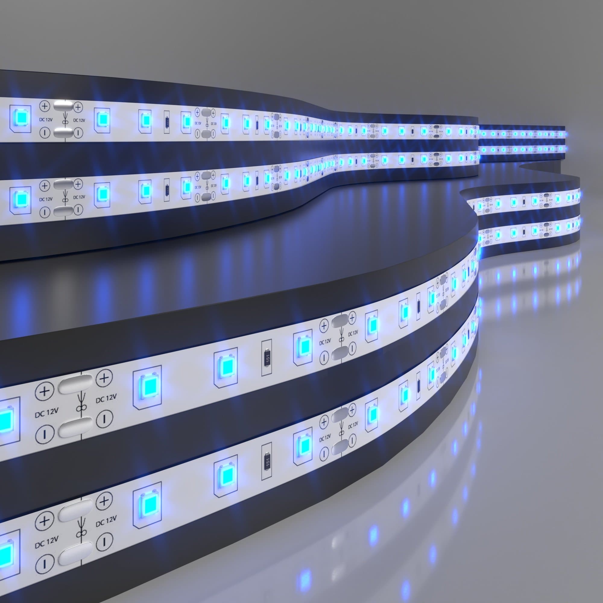 Elektrostandard 2835 12V 60Led 4,8W IP20 / Лента светодиодная 60Led 4,8W IP20 синий a040994