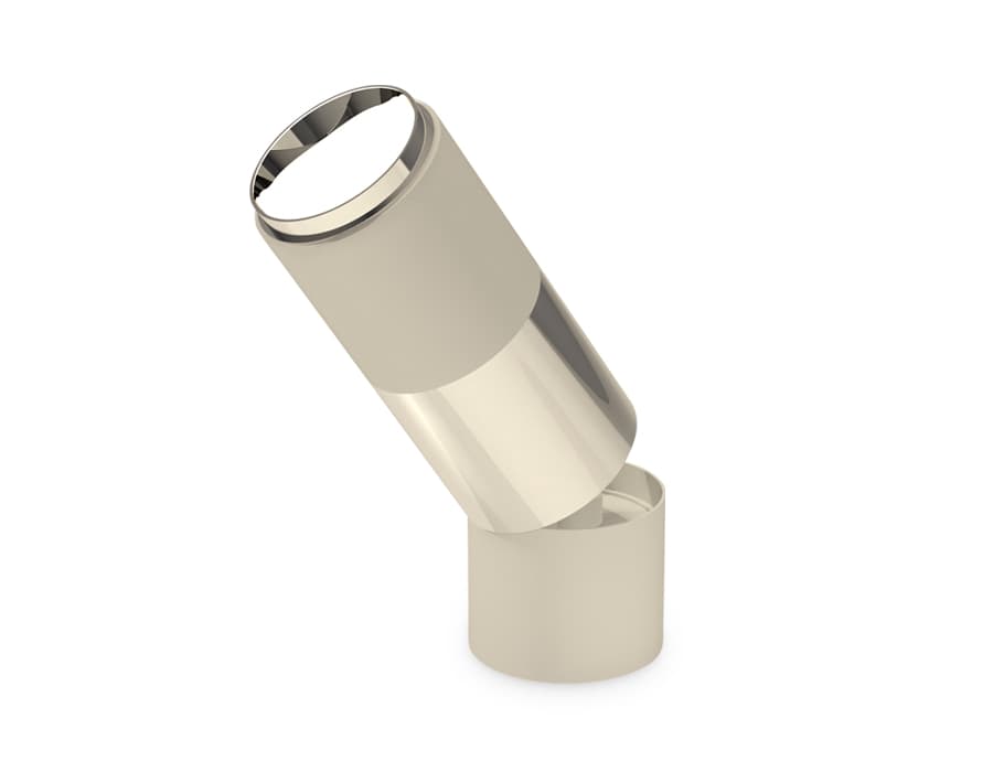 Ambrella Крепеж накладной поворотный A2220 WH песок D60*H50mm Out45mm (для корпуса D60mm) — миниатюра 6