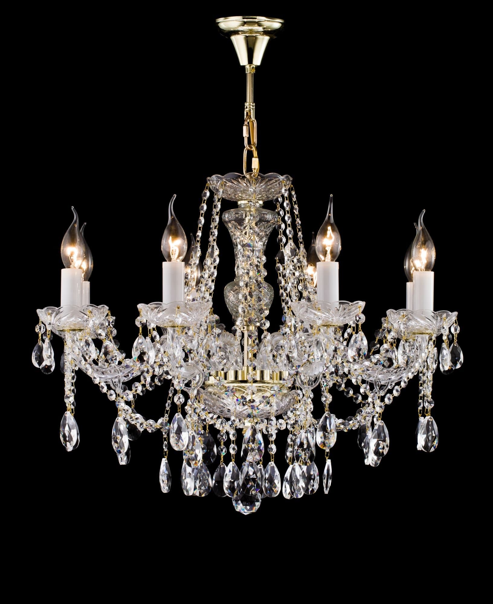 Maytoni Royal Classic Beatrix Золото Люстра 8xE14 60W DIA019-08-G — миниатюра 2
