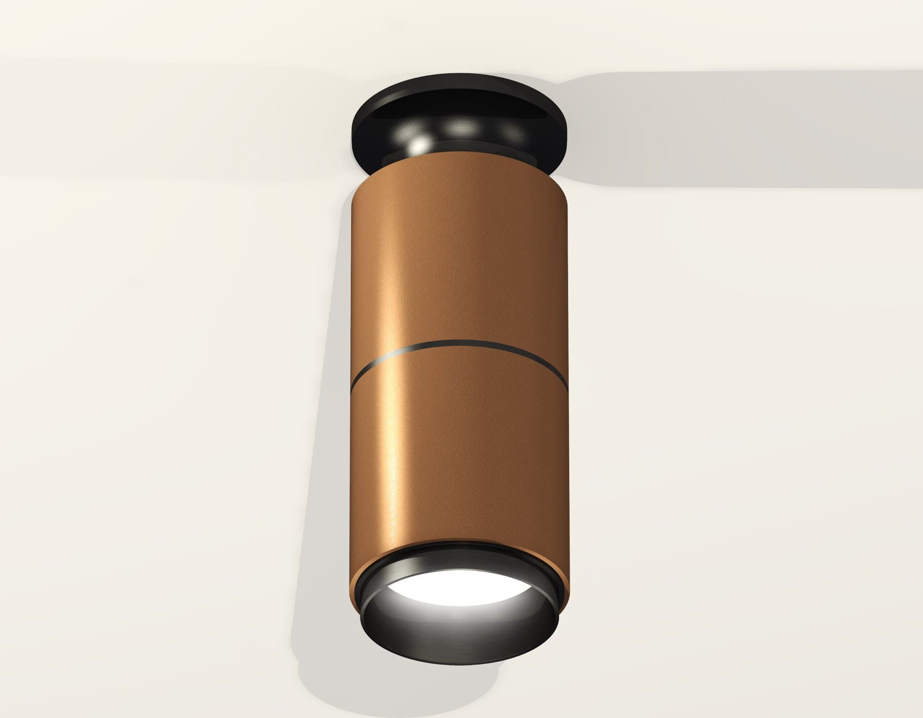 Ambrella Комплект накладного светильника XS6304170 SCF/PBK кофе песок/черный полированный MR16 GU5.3 (N6902, C6304, A2061, N6121) — миниатюра 2