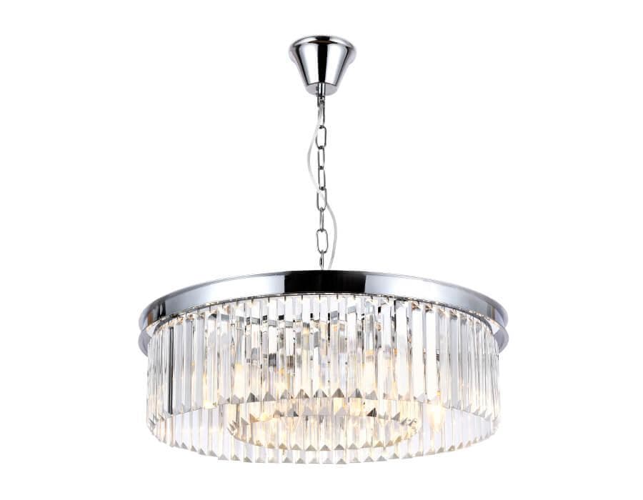 Ambrella Подвесная люстра с хрусталем TR5096/8 CH/CL хром/прозрачный E14/8 max 40W D600*760 — миниатюра 1