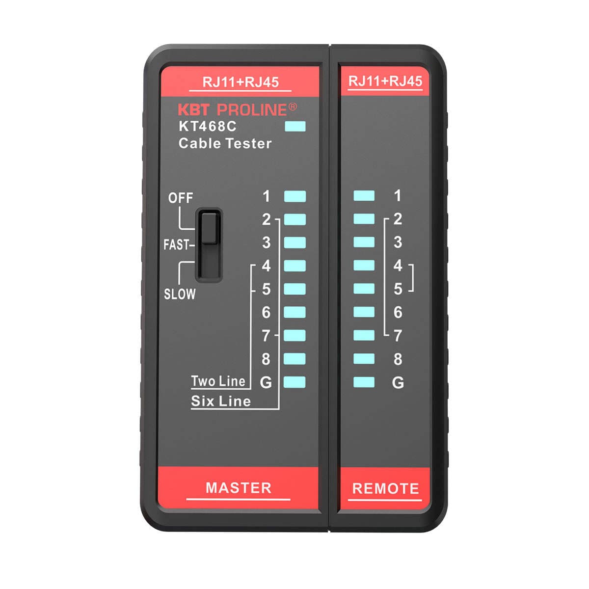 КВТ LAN-тестер кабельный KT 468С серия PROLINE