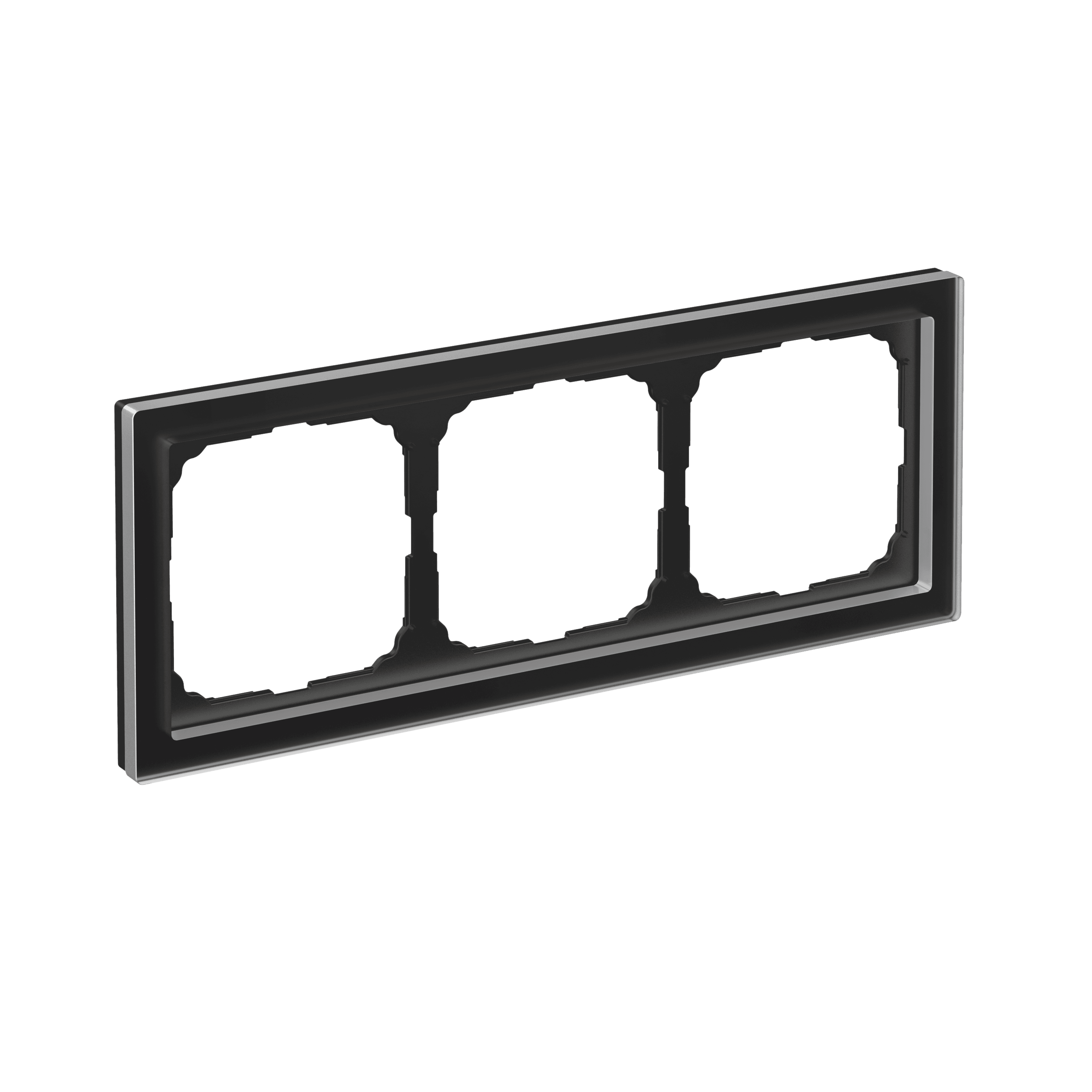 Systeme Electric ArtGallery Pure Органическое стекло Черный Рамка 3-ая — миниатюра 6