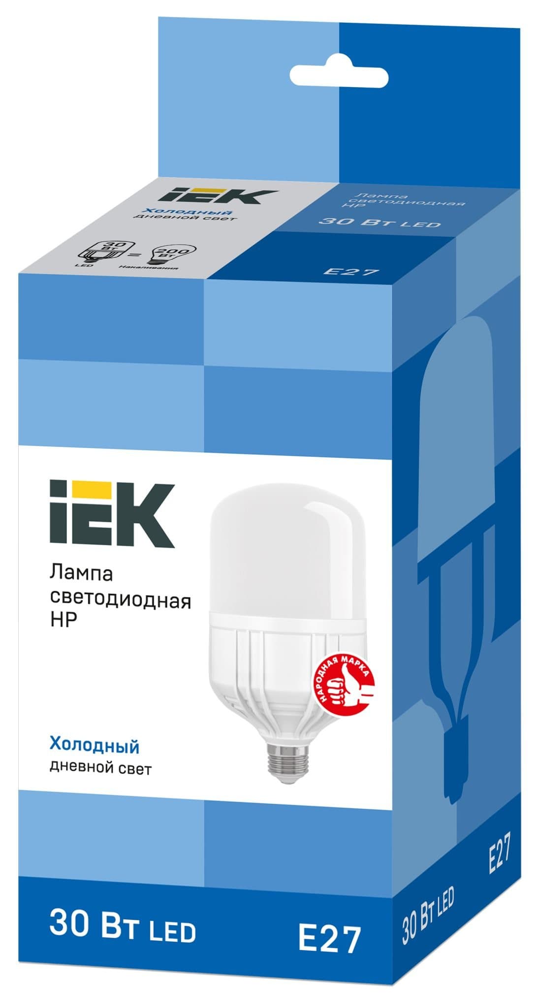 IEK Лампа светодиодная HP 30Вт 230В 6500К E27 — миниатюра 3