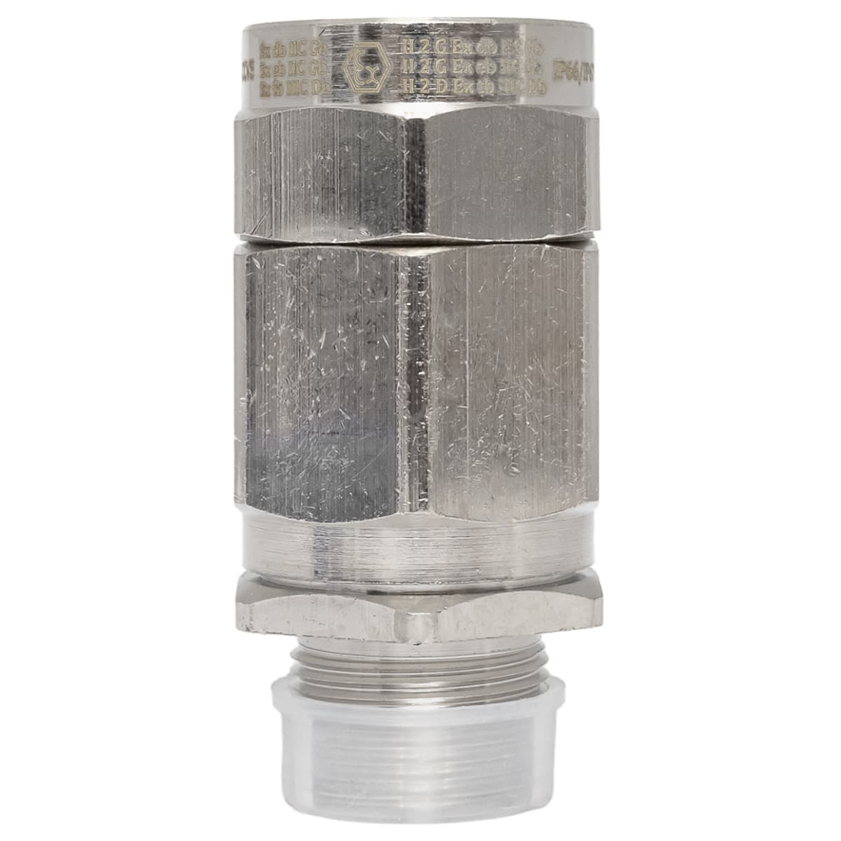 EKF Кабельный ввод взрывозащищенный M25x1,5 FECA 1Ex d IIC Gb/1Ex e II Gb/0Ex ia IIC Ga/2Ex nR II Gc — миниатюра 3