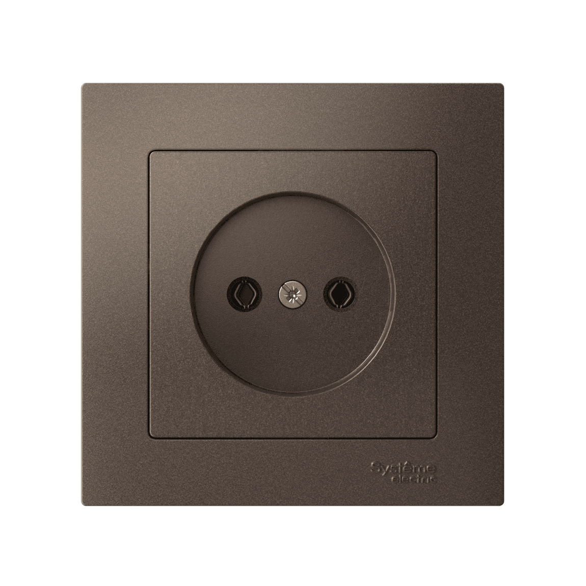 Systeme Electric AtlasDesign Мокко Розетка без заземления, 16А, в сборе, быстрозажим. клем. — миниатюра 5