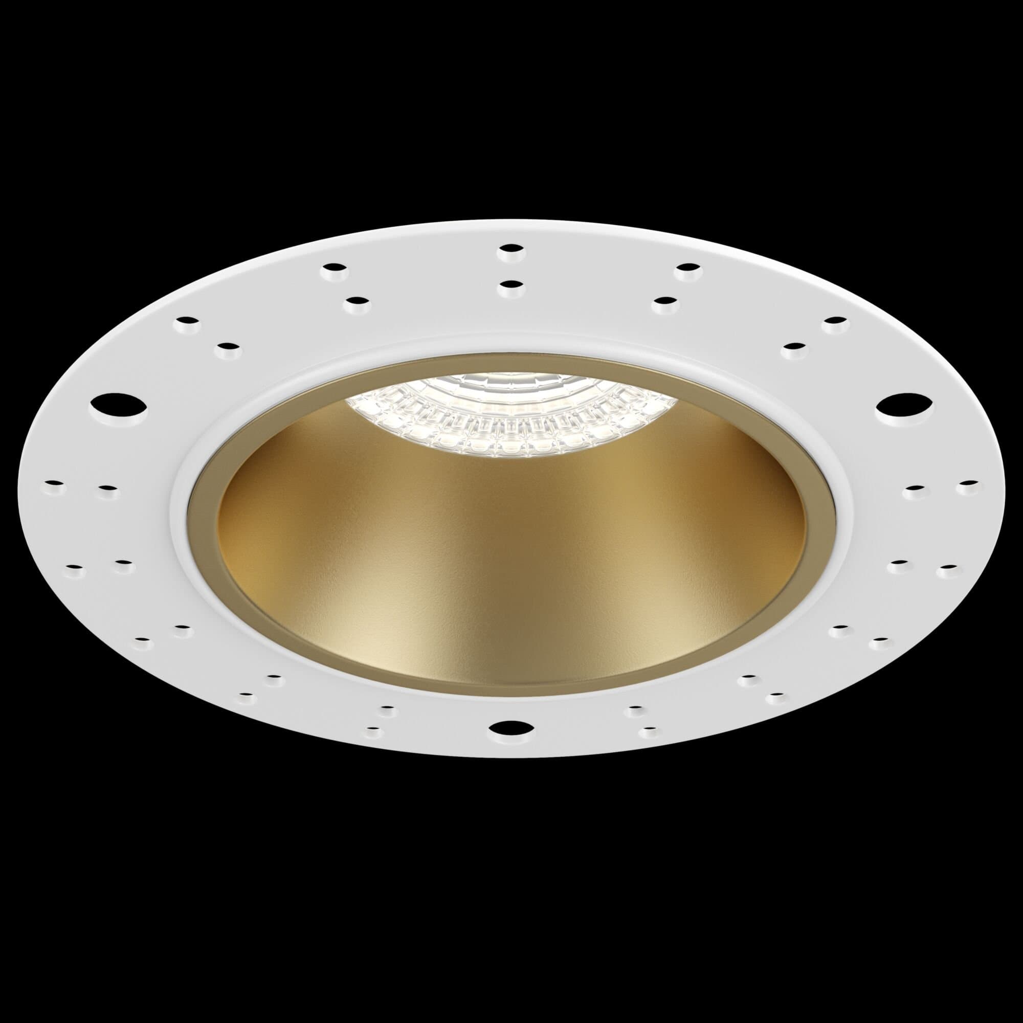 Maytoni Downlight Матовое Золото Светильник встраиваемый (Набор) ( DL051-02W+DLA051-03MG) DL051-2MG — миниатюра 2