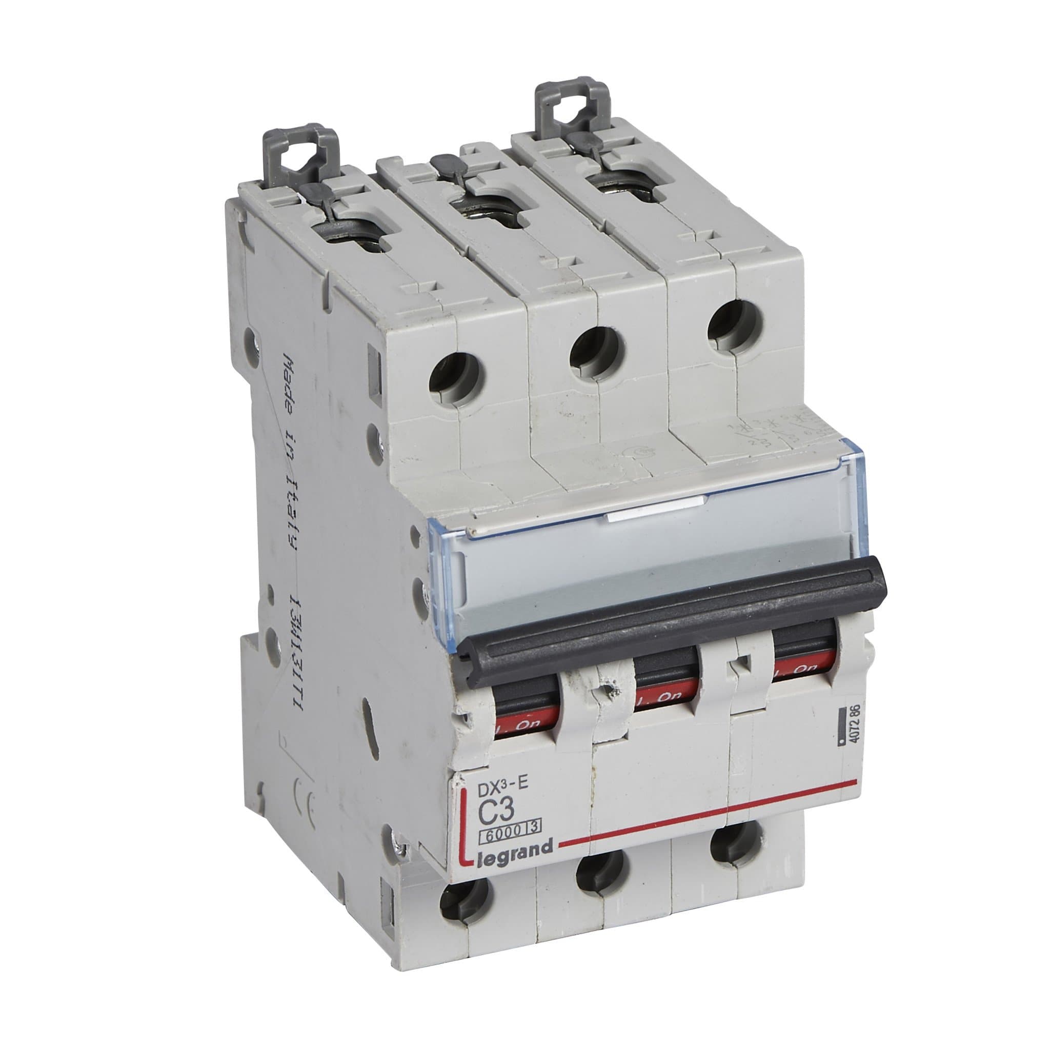 Legrand DX3-E Автоматический выключатель 3P 3А (С) 6000/6kA 407286 — миниатюра 1