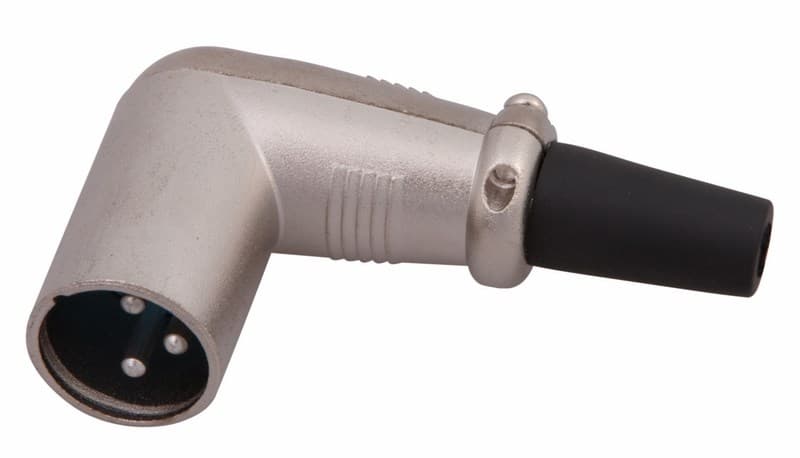 Разъем CANON штекер XLR на шнур угловой Rexant 14-0522 — миниатюра 1