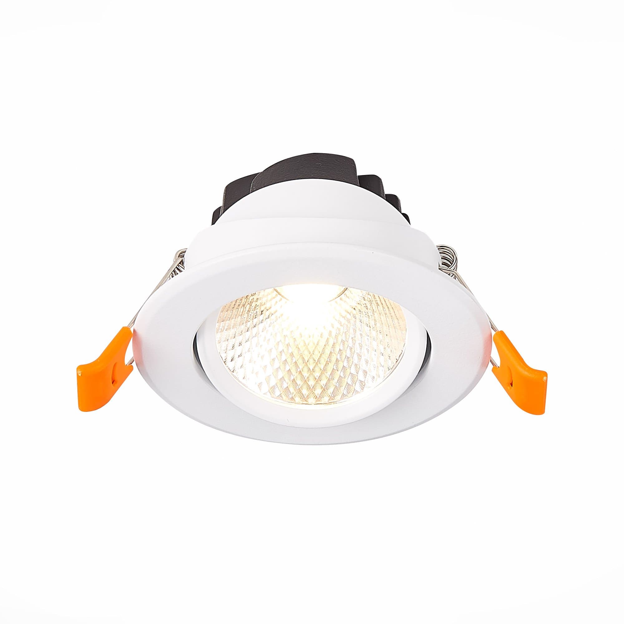 ST Luce ST211.548.08.36 Светильник встраиваемый Белый LED 1*8W 4000K 640Lm Ra80 36° IP20 D86xH50 220-240V — миниатюра 1
