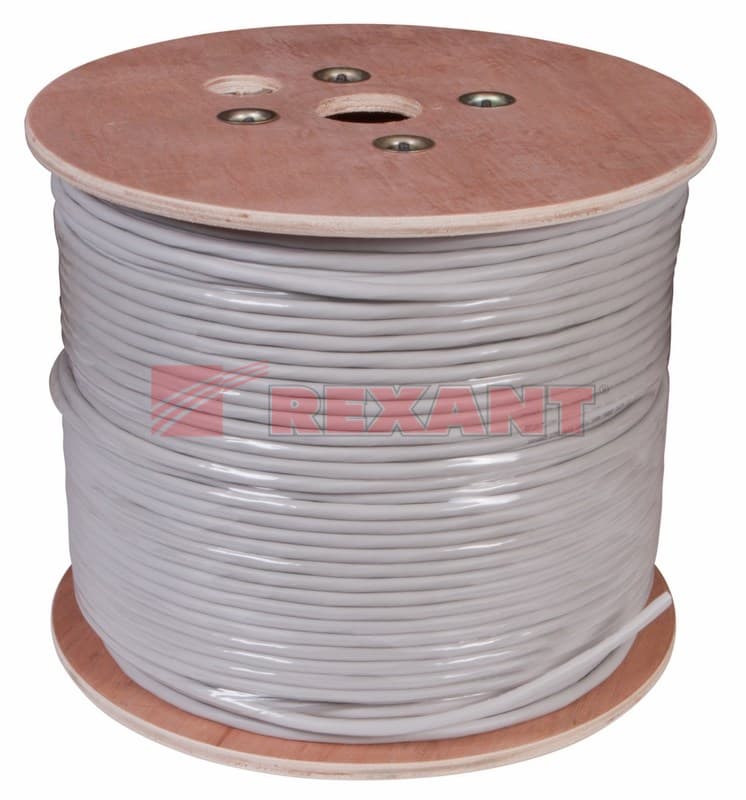 Кабель UTP 10PR 24AWG CAT5 305м Rexant 01-1011 — миниатюра 2