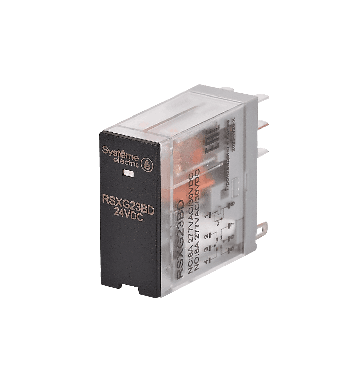 Systeme Electric Реле 8A 2CO 24VDC LED