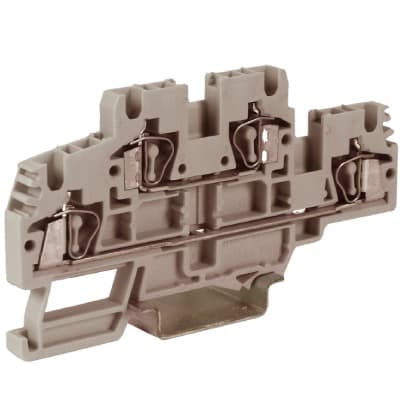 DKC HMD.2GR(Ex), 2-х уровневый проходной зажим, серый, 2,5 кв.мм ZHD100GR