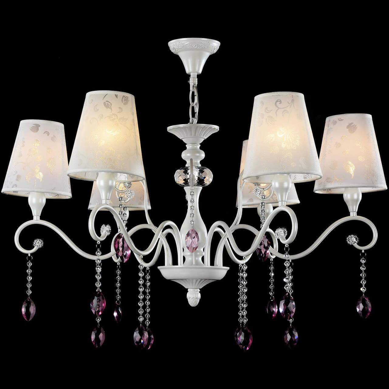 Freya Classic Adelaide Жемчужный белый Люстра E14 40W FR2306-PL-06-W — миниатюра 9