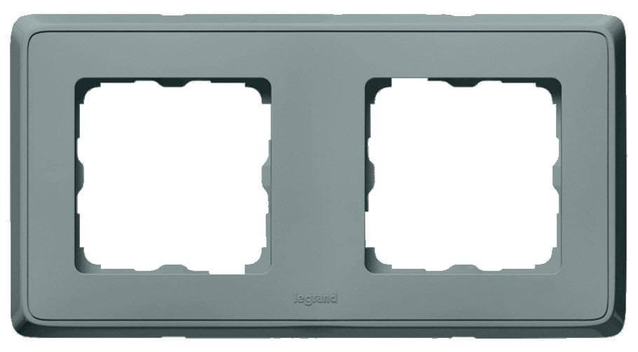 Legrand Cariva Жемчужно-серый Рамка 2-ая 773692 — миниатюра 2