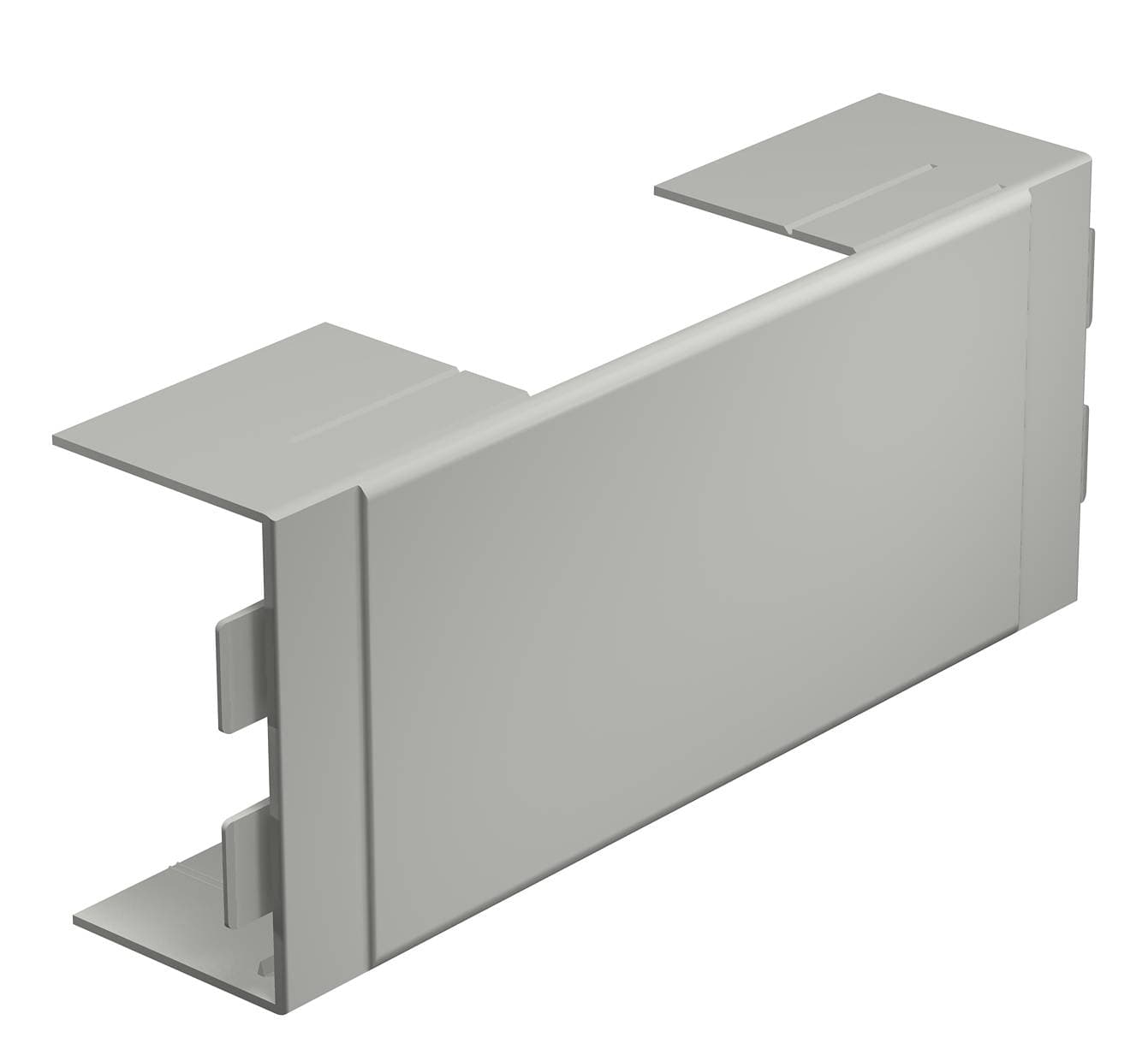 OBO Bettermann Отвод T-образный кабель-канала WDK 60x110 мм, ПВХ серый RAL7030 6023029 — миниатюра 1