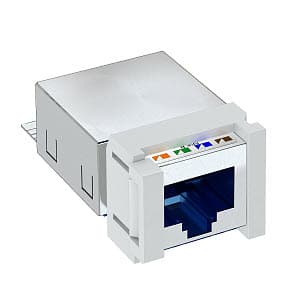 OBO Bettermann Разъем RJ45 категория 6 экранированный (FTP) Snap-In 6117345 — миниатюра 2