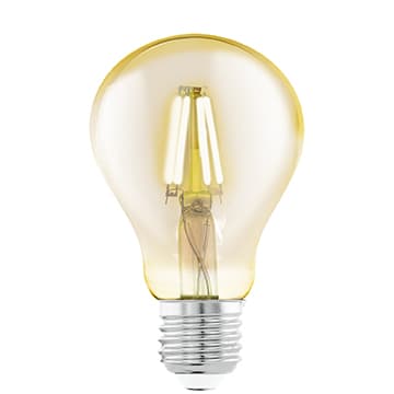 Eglo 11555 Cветодиодная лампа филаментная A75, 4W (E27), L135, 2200K, 330lm, янтарь
