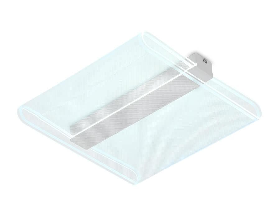 Ambrella Потолочный светодиодный светильник с пультом FA623 WH белый 50W 400*400*80 (ПДУ РАДИО 2.4) — миниатюра 4