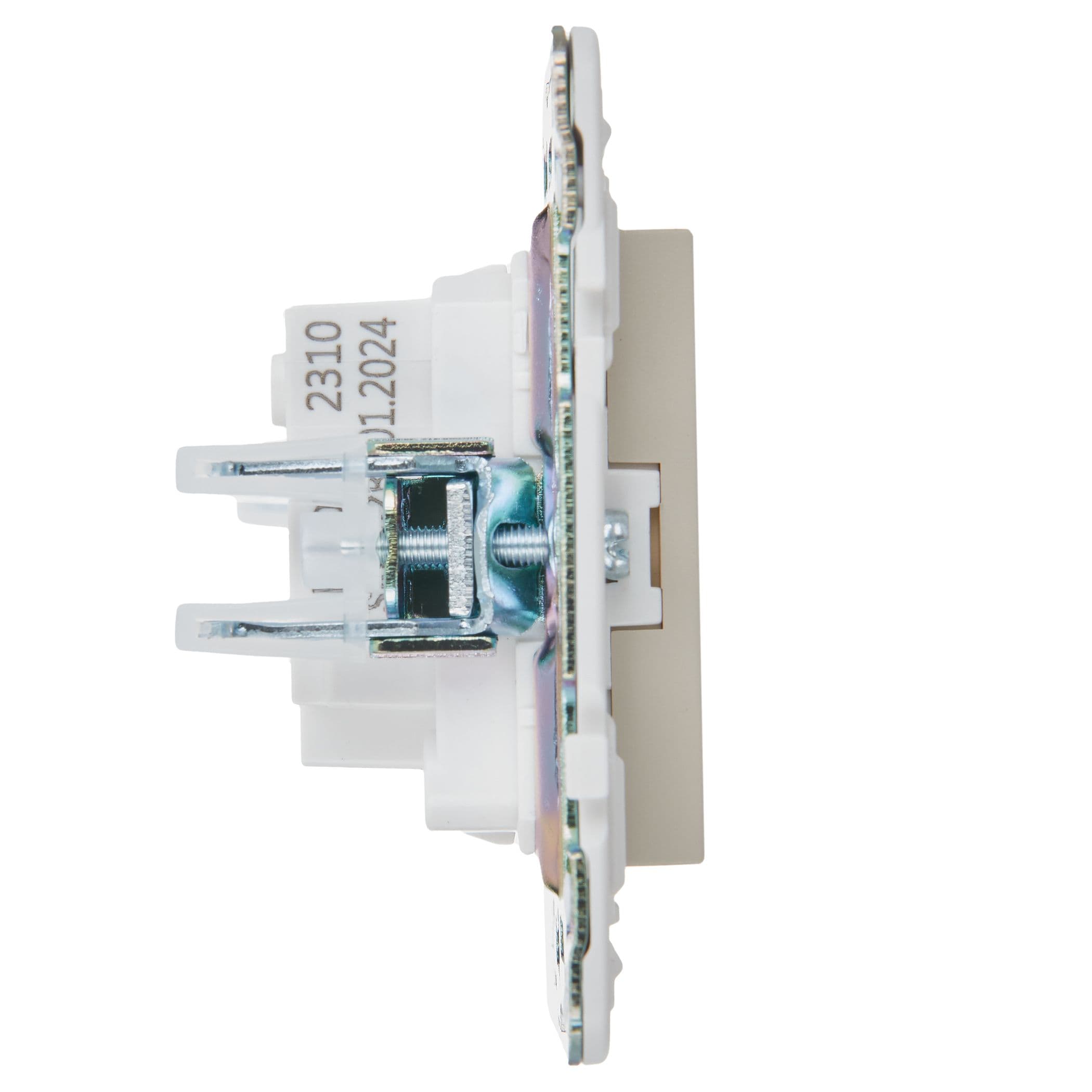 IEK SKANDY Бежевый Розетка б/з 10А SK-R02B — миниатюра 4