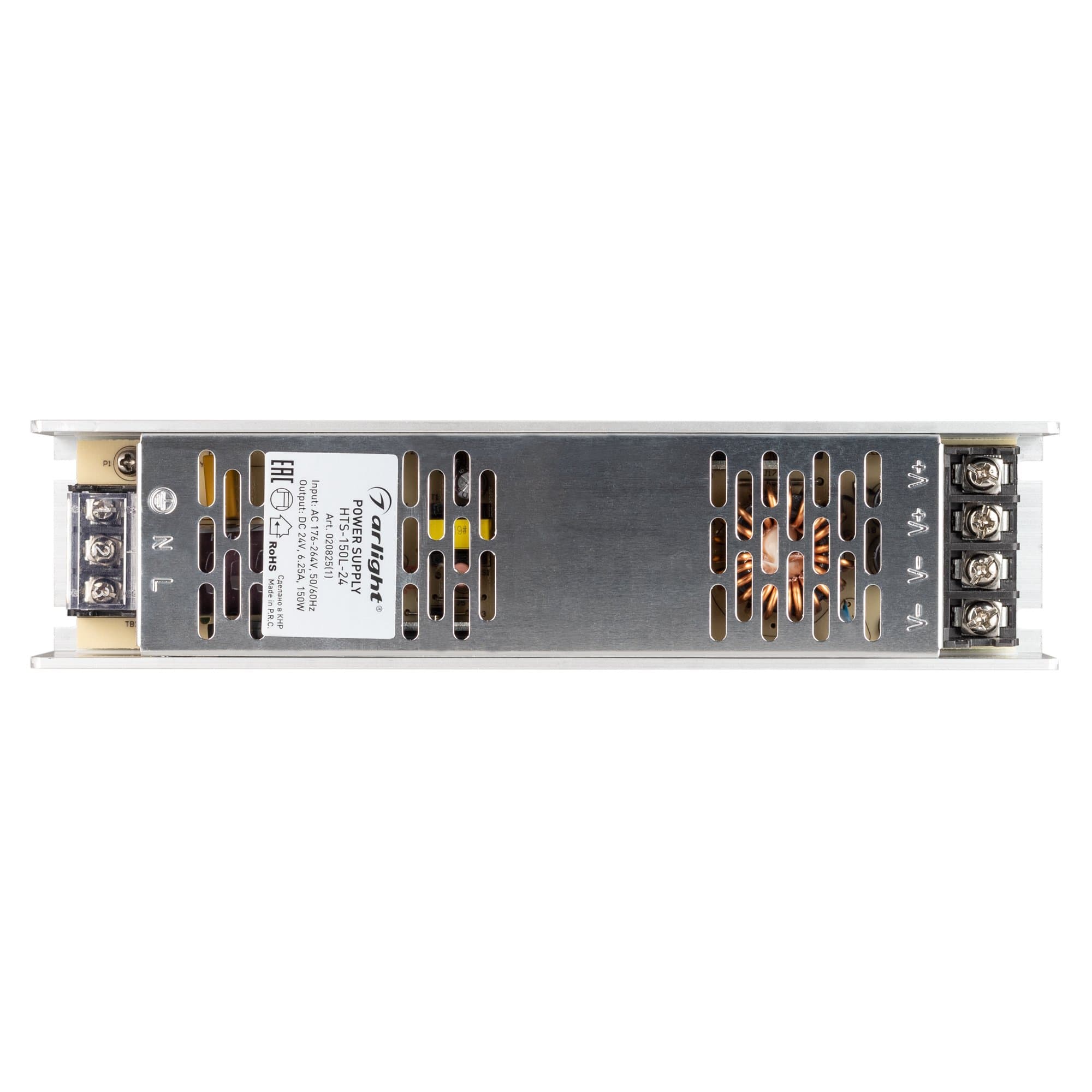 Arlight Блок питания HTS-150L-24 (24V, 6.25A, 150W) (IP20 Сетка, 2 года) 020825(1) — миниатюра 4