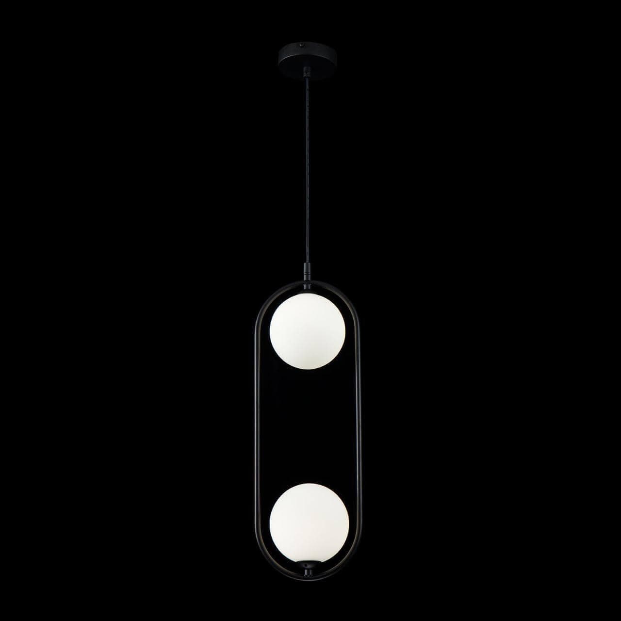 Maytoni Modern Ring Черный Подвесной светильник G9 25W MOD013PL-02B — миниатюра 4