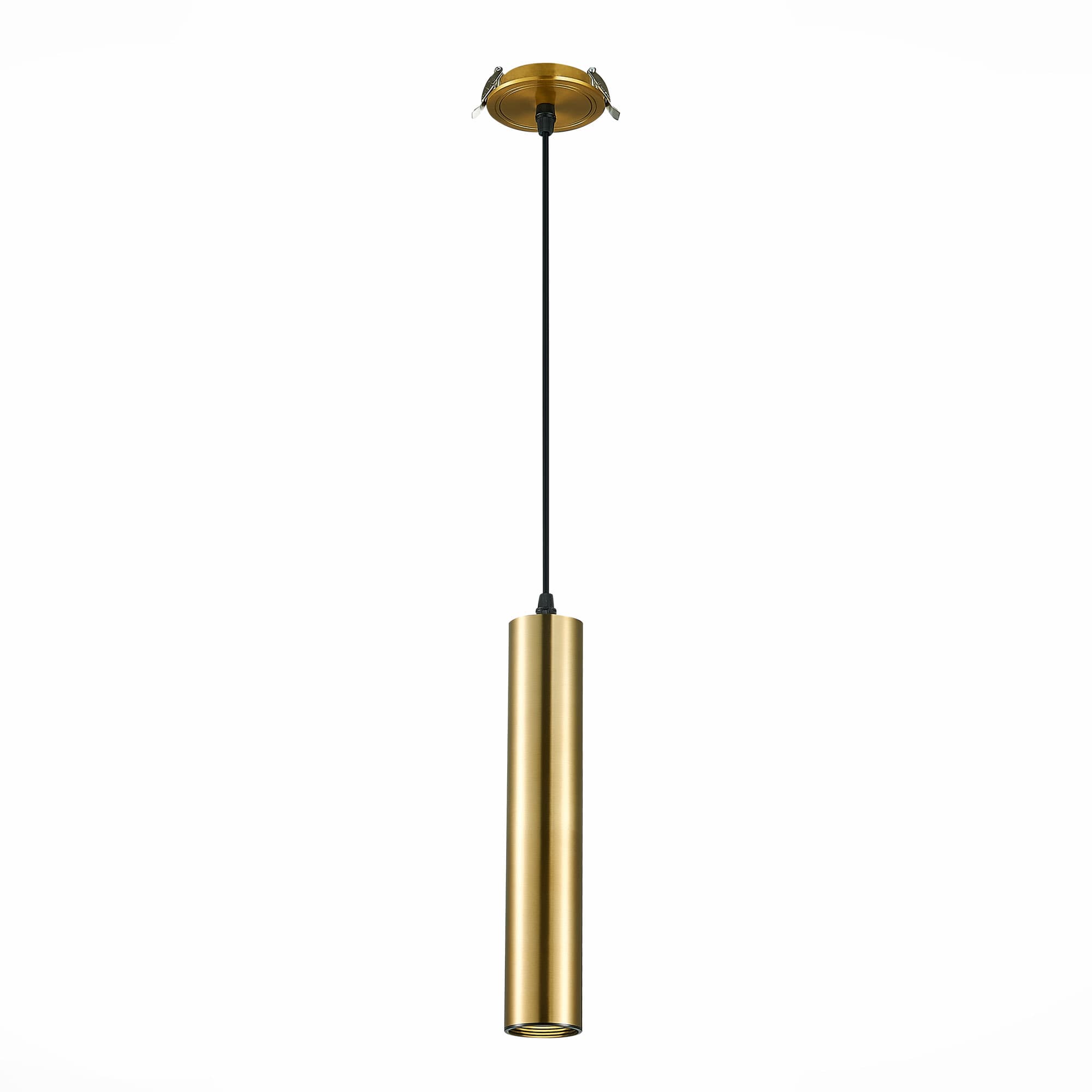 ST LUCE ST151.308.01 Встраиваемый подвес Золотистый GU10 1*50W IP20 D54xH290 220V Без ламп