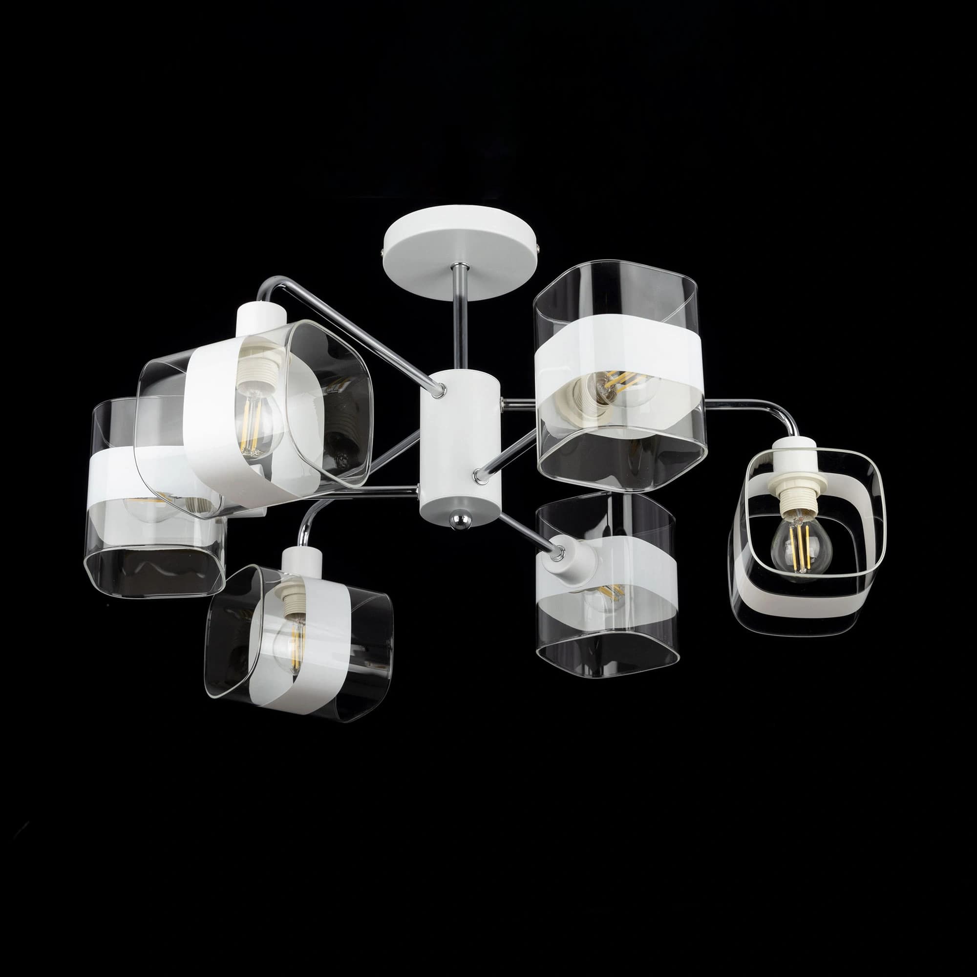 Citilux CL140160 Бертон Белый+Хром Люстра — миниатюра 5