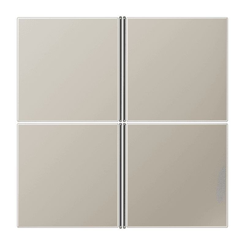 JUNG KNX LS 990 Edelstahl Комплект накладок, 4гр ES2404TSA