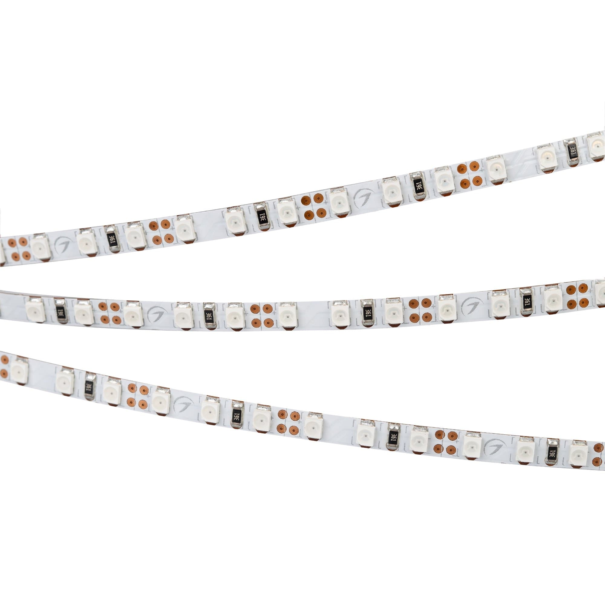 Arlight Светодиодная лента RT 2-5000 12V Yellow 5mm 2x (3528, 600 LED, LUX) (9.6 Вт/м, IP20) 015006 — миниатюра 1