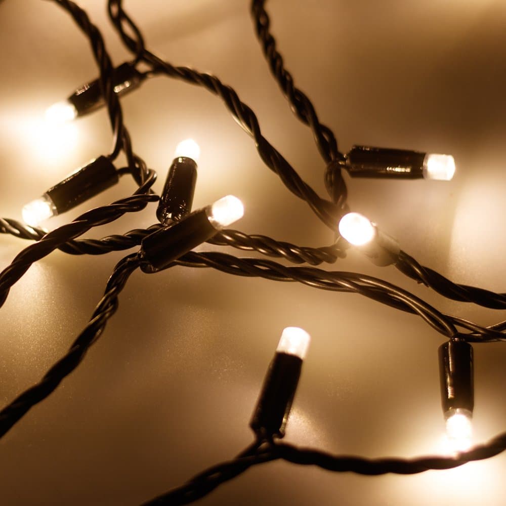 Arlight Светодиодная гирлянда ARD-STRING-PRO-10000-BLACK-100LED-STD WARM (230V, 7W) (Ardecoled, IP65) 025824