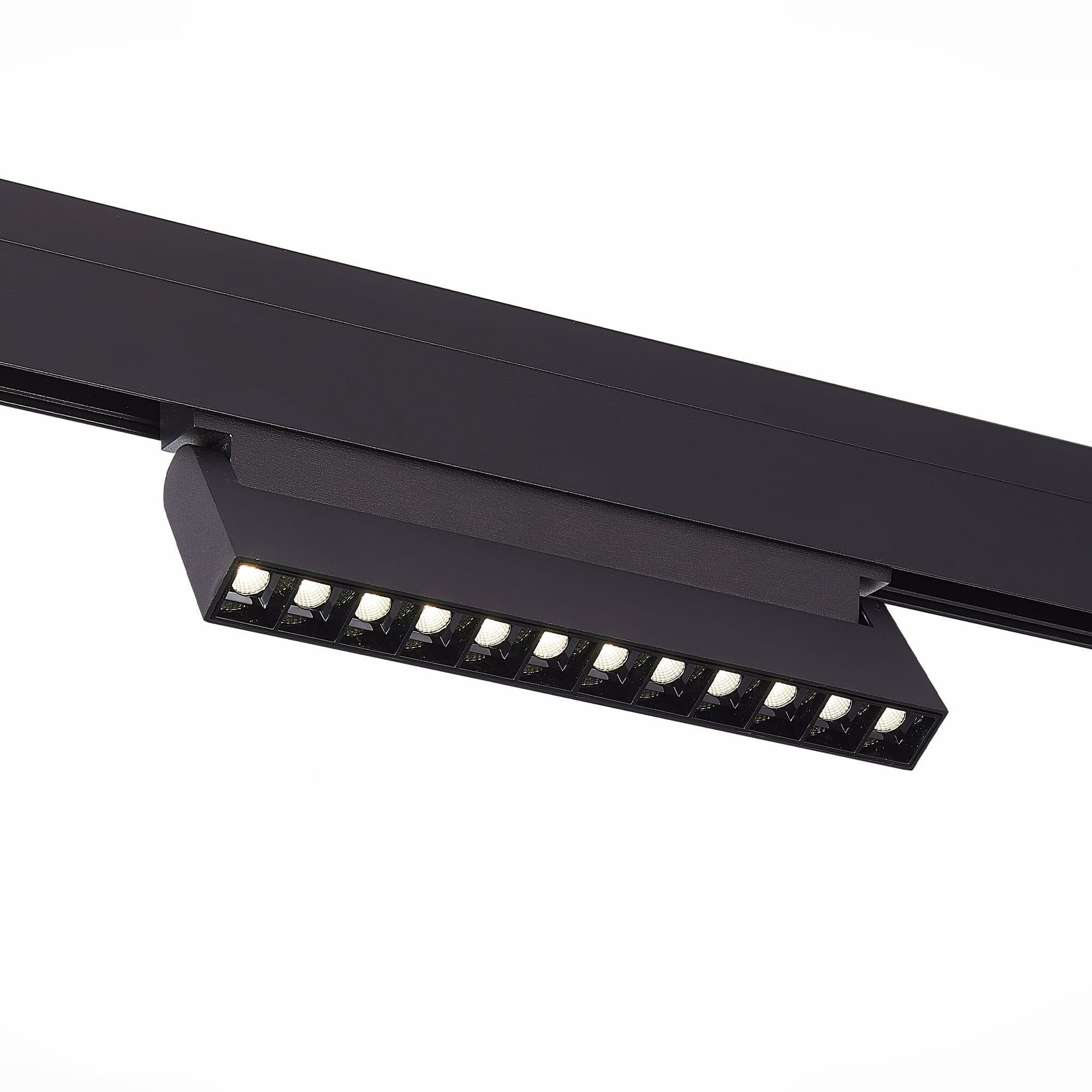 ST Luce ST364.436.12 Магнитный трековый светильник Черный LED 1*12W 3000K 1 009Lm Ra>80 36° IP20 L219xW22xH108 48V