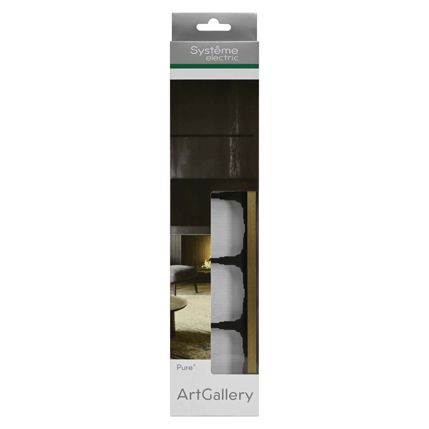 Systeme Electric ArtGallery Pure Металл Латунь Рамка 5-ая — миниатюра 4