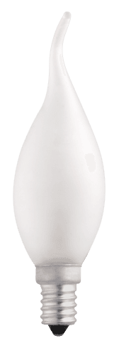 Jazzway Лампа накаливания CT35 60W E14 frosted "Свеча на ветру" .3321482