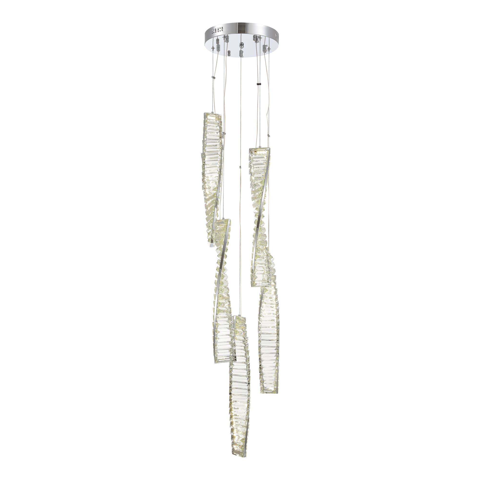 ST LUCE SL6205.103.05 Светильник подвесной Хром/Прозрачный LED 1*55W 3000K