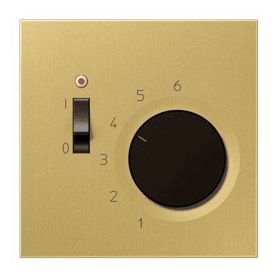 JUNG комнатный термостат, латунь Classic TRME241C