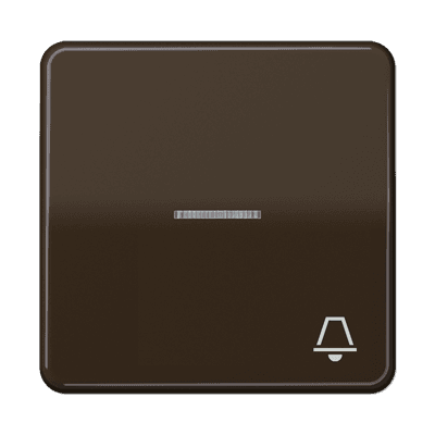 JUNG CD 500/CD plus Коричневая Клавиша 1-ая с/п с символом ЗВОНОК CD590KO5KBR
