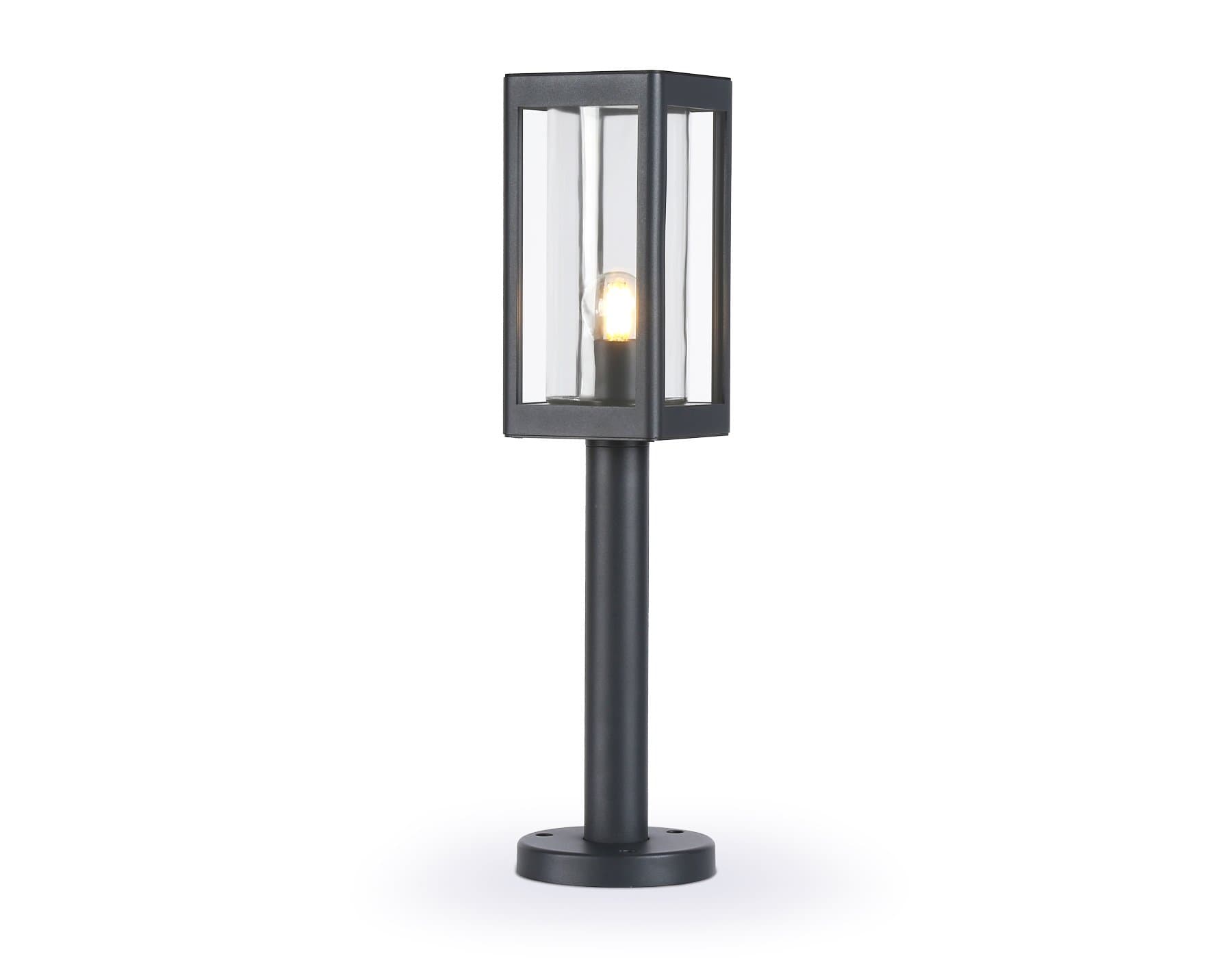 Ambrella Светильник уличный ландшафтный ST2414 GR/CL серый/прозрачный IP54 E27 max 40W 110*110*500