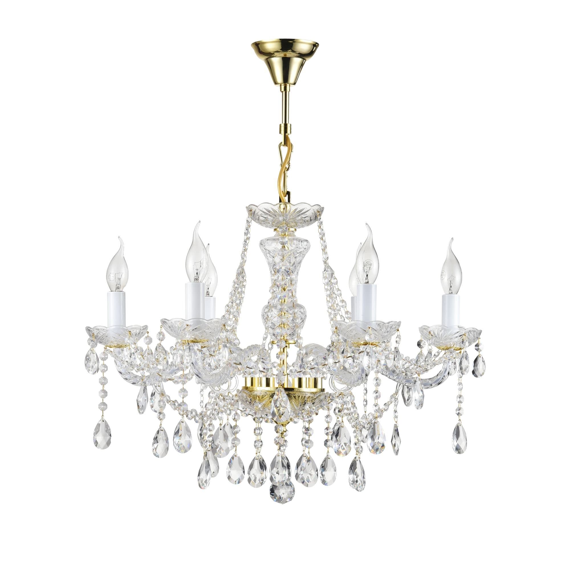 Maytoni Royal Classic Beatrix Золото Люстра 6xE14 60W DIA019-06-G — миниатюра 4