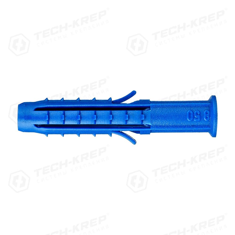 Tech-Krep Дюбель распорный Чапай 8х50 шипы+усы (полипропилен) (30 шт) - пакет 112963 — миниатюра 1