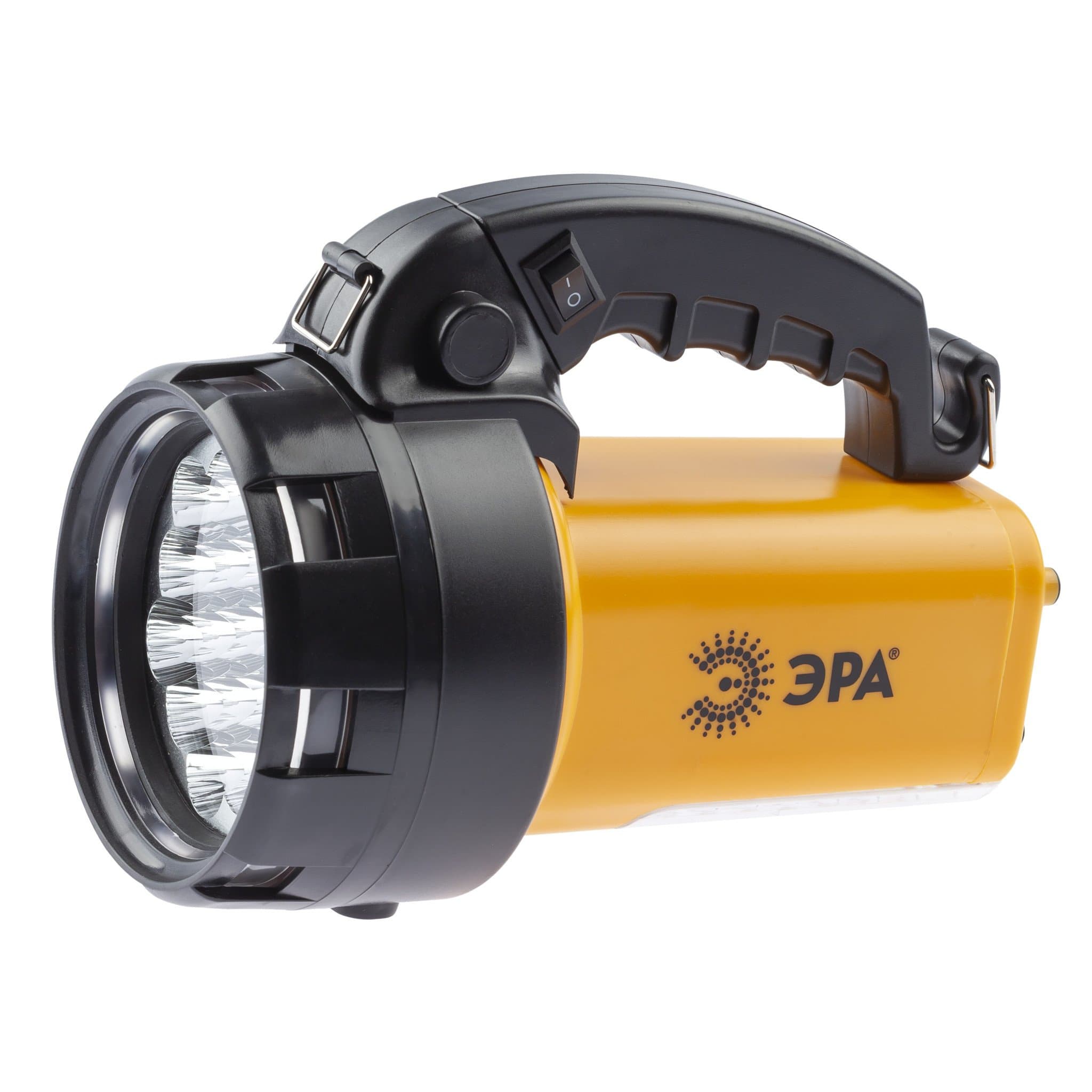 ЭРА PA-601 Фонарь прожектор АЛЬФА [19xLED + 24xLED, литий 3Ач, ЗУ 220V+12V, карт] — миниатюра 1
