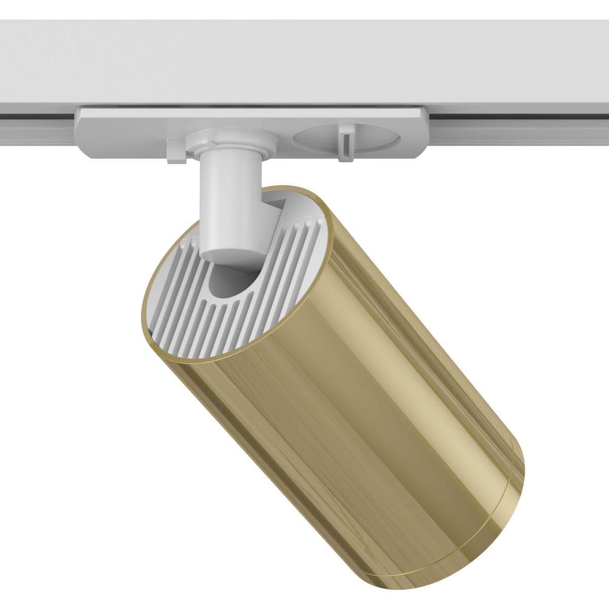 Maytoni Single phase track system Белый с Золотом Светильник трековый (Набор) ( TR020-01W+TRA020-01G) TR020-1-GU10-WG — миниатюра 8