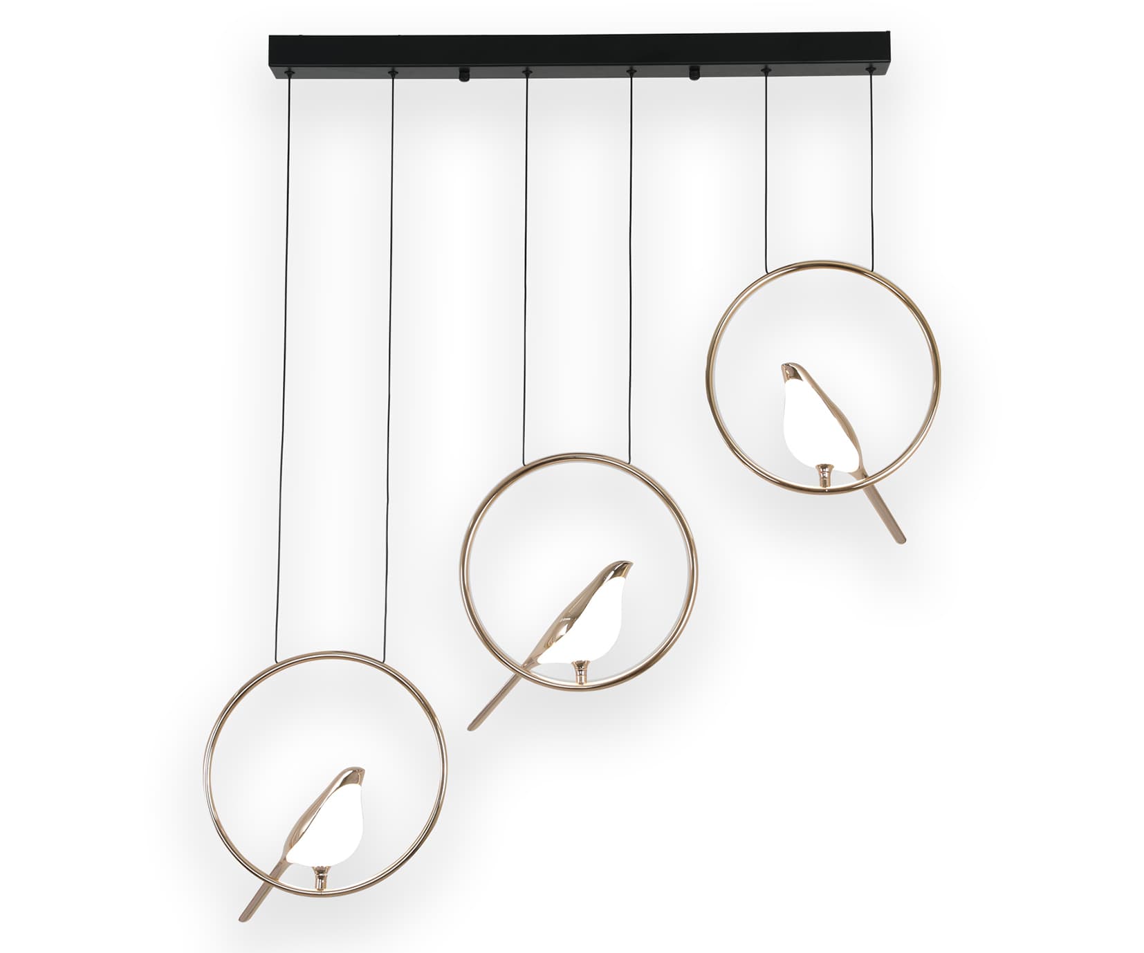 Kink Light 08446-3A,33 Подвес Арси черный/золото w91 h150 Led 3*10W (4000K)