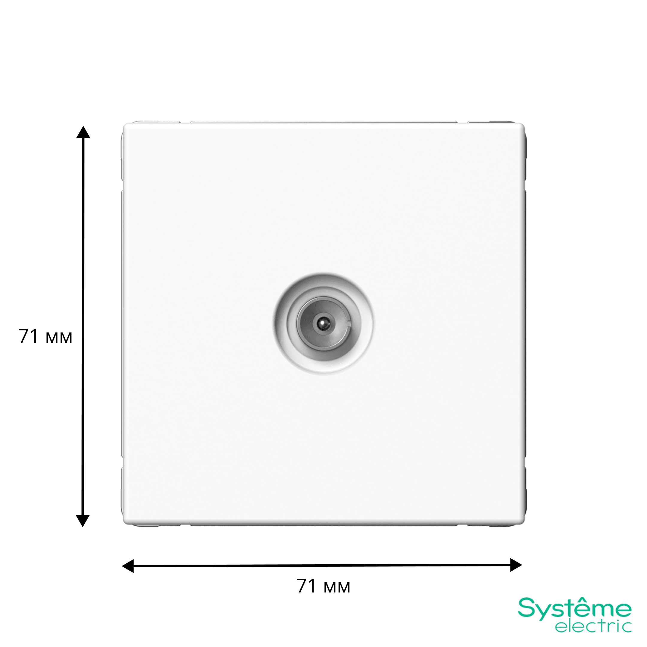 Systeme Electric ArtGallery Лотос TV Антенна коннектор механизм — миниатюра 8