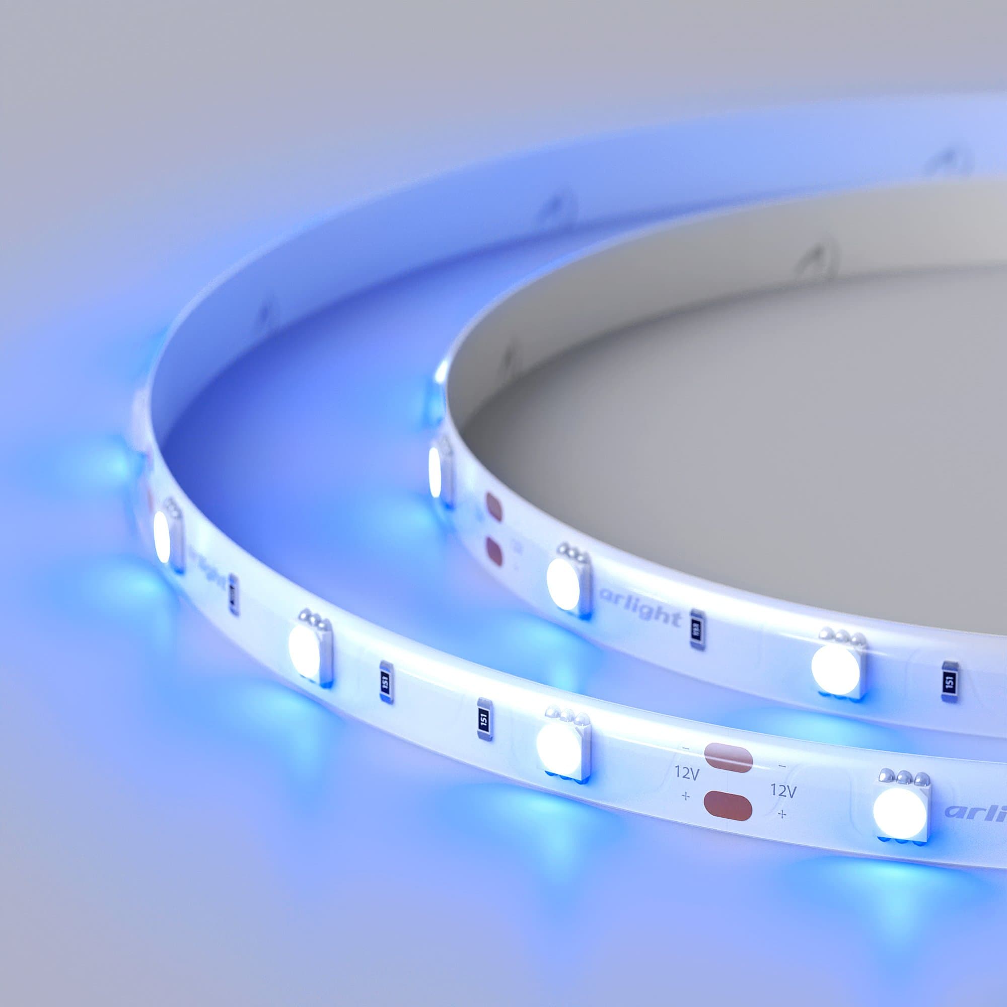 Arlight Светодиодная лента RTW 2-5000SE 12V Blue (5060, 150 LED, LUX) (7.2 Вт/м, IP65) 015135(1) — миниатюра 3