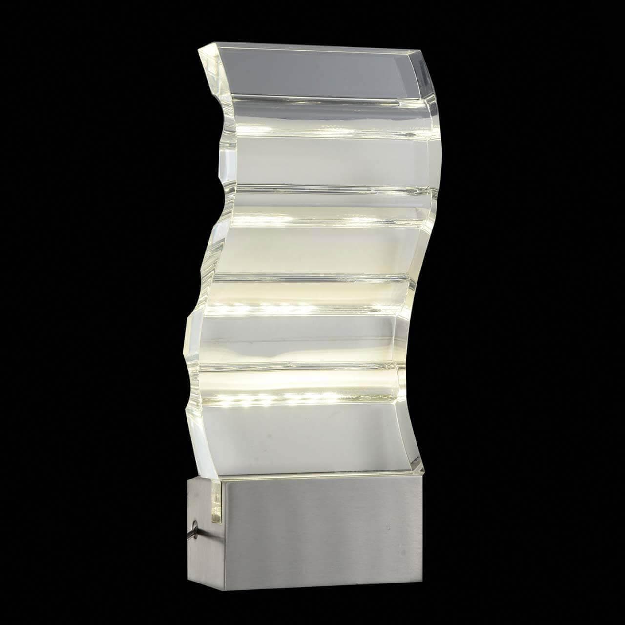ST LUCE SL580.701.01 Светильник настенный  Хром/Прозрачный LED 1*6W — миниатюра 3