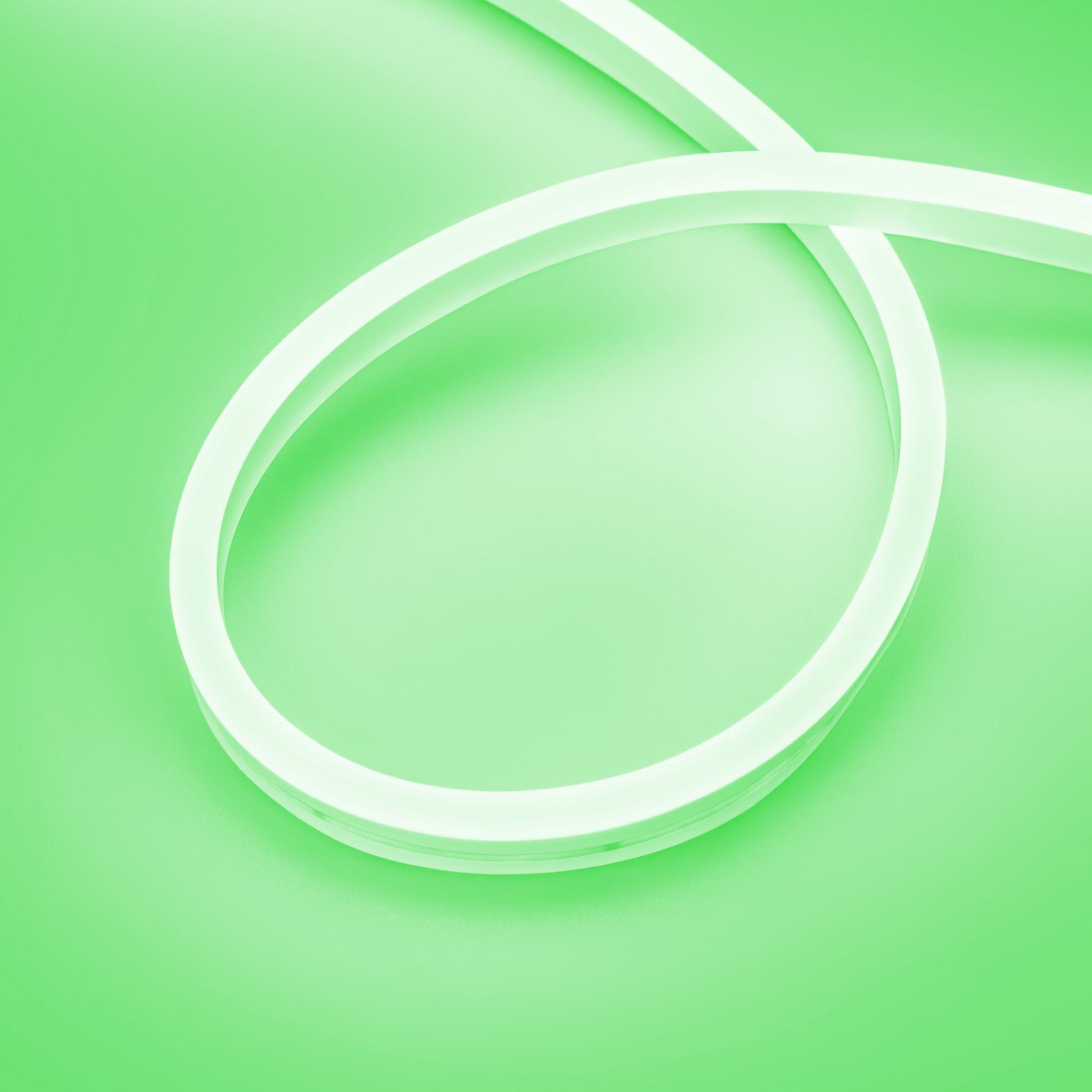 Arlight Лента герметичная AURORA-PS-A120-16x8mm 24V Green (10 W/m, IP65, 2835, 5m) (-) 036692