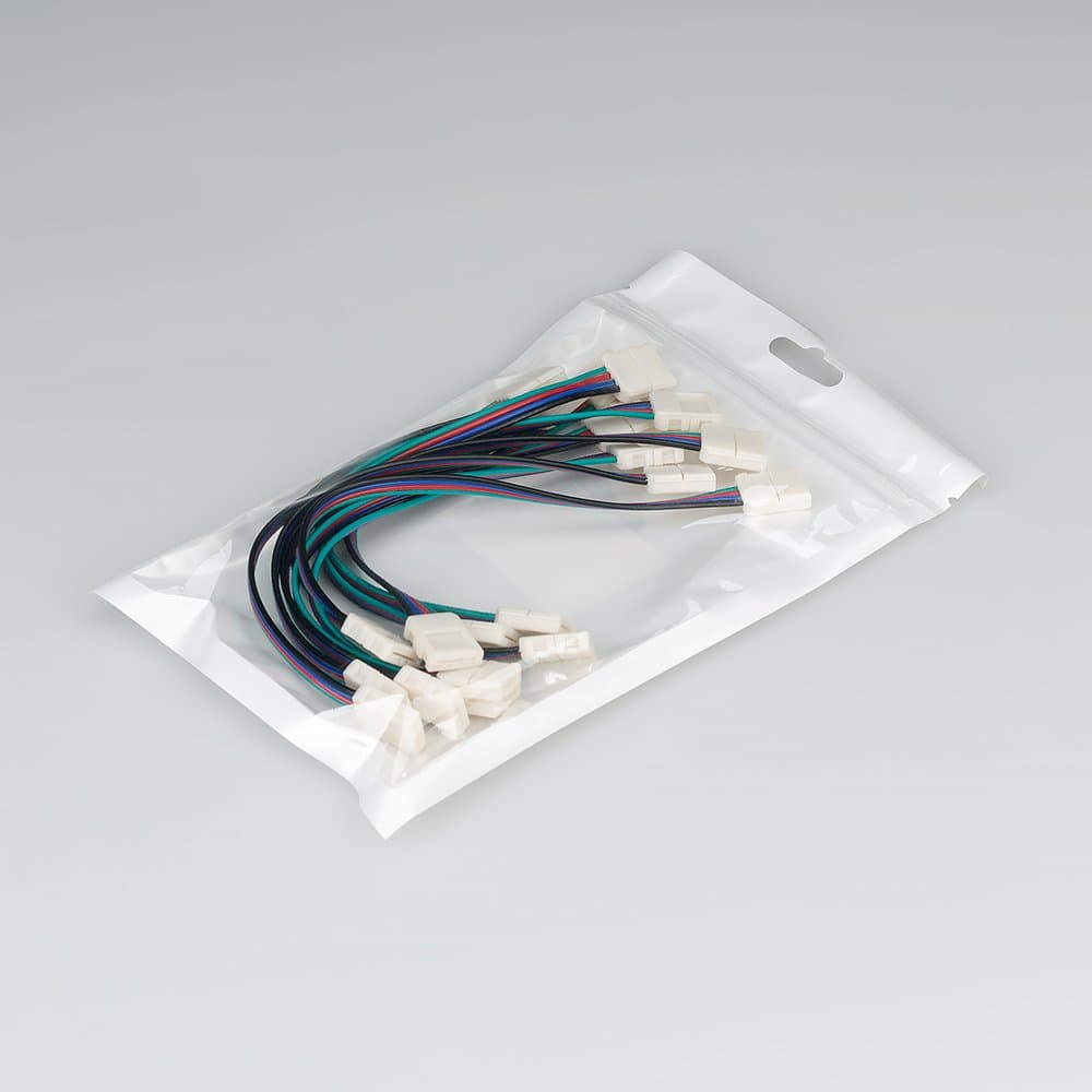 Arlight Коннектор выводной FIX-RGB-10mm-150mm-X2 (4-pin) (-) 023955 — миниатюра 2