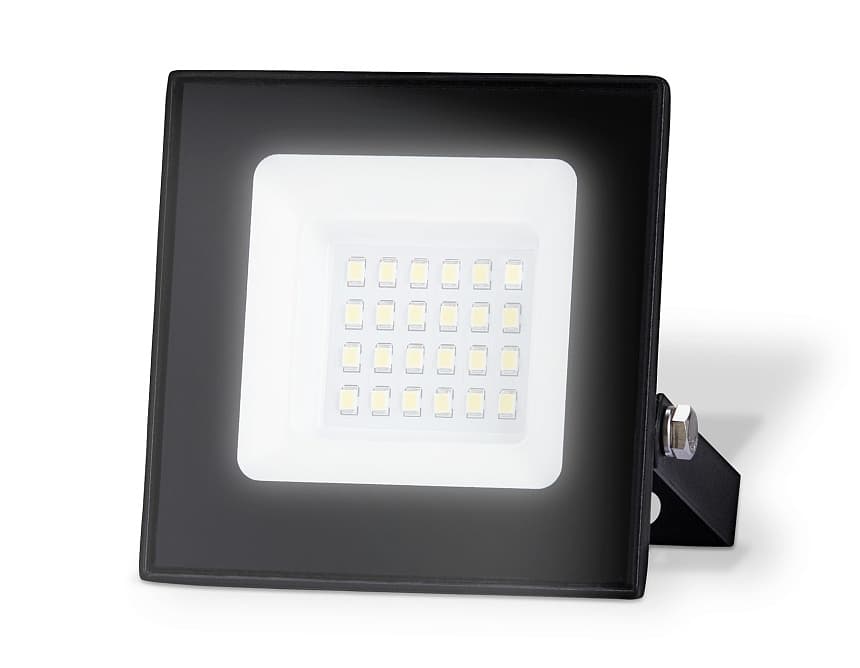 Ambrella Прожектор светодиодный ST8014 BK черный IP65 LED 6500K 20W 90*85*26